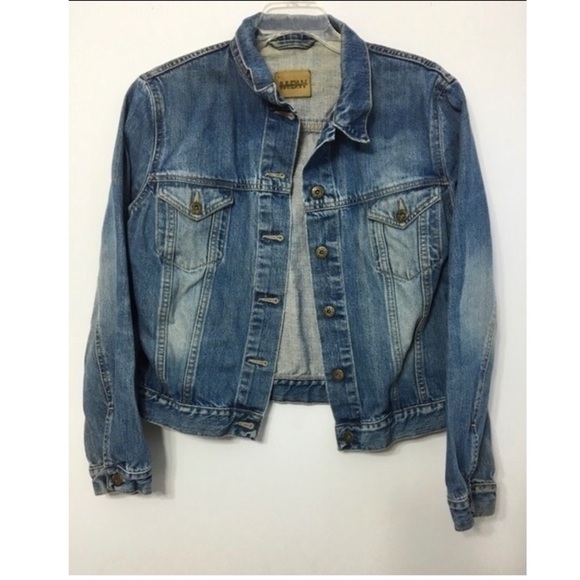 Massimo Dutti Jackets & Blazers - 💥Massimo Dutti distressed denim jacket Sz L